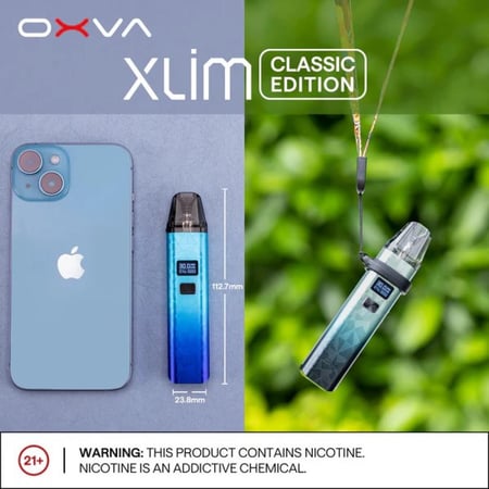 جهاز فيب Xlim Classic من OXVA إصدار كلاسيكي ببطارية 1000 وتصميم خفيف