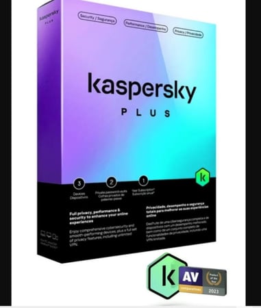 برنامج حماية كاسبر سكاي بلس لمدة سنة 3 اجهزة kaspersky plus 1 years for 3 user