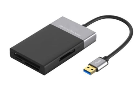 قارئ بطاقات و منافذ يو اس بي من شركة اونتن ONTEN Onten 6 In 1 Multi Memory Card Reader USB 3.0 2 Port HUB Adapter for XQD CF Compact Flash TF Micro SD Card and U Flash Disk Drive Read تاسيس
