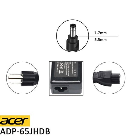 شاحن لابتوب ايسر الأصلي بقوة 65 واط الاحسا Acer Charger Laptop Battery