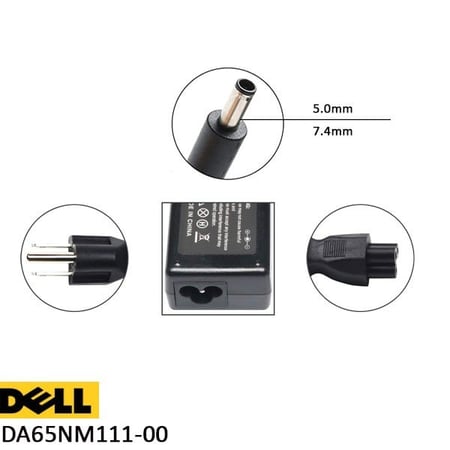 شاحن لابتوب ديل Laptop Charger dell 19V 65W نجمة الكمبيوتر