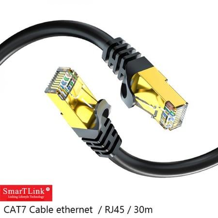 كيبل كات 7 بطول 30 متر ايثرنت at7 Cable 30m FFTP Smart link