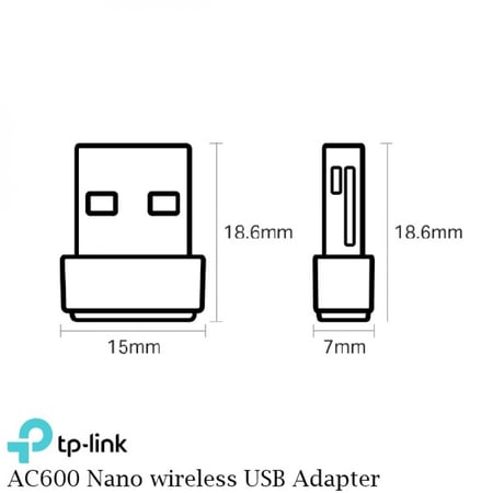 archer T2U Nano محول ومقوي شبكة لاسلكي نانو لتسريع و تقوية الواي فاي