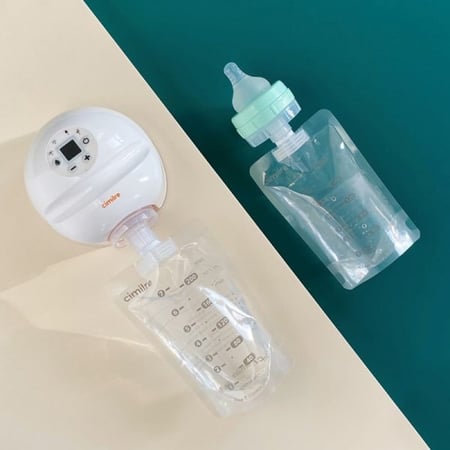 اكياس حفظ الحليب مع موصل ( 10 اكياس )