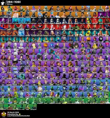 حساب فورت +294 سكن مميز جدا