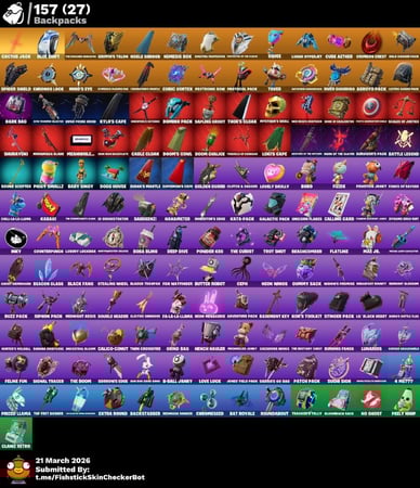 حساب فورت +152 سكن و ترافيس سكوت