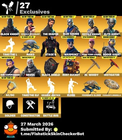 حساب فورت +48 سكن و شيطون + طور الزومبي القديم