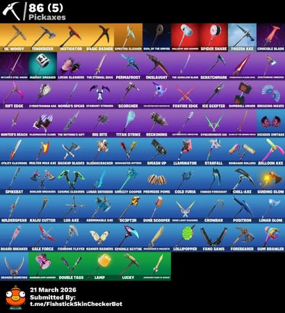 حساب فورت +104 سكن مميز جدا