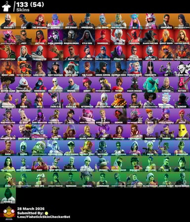 حساب فورت +133 سكن و سكن كريتوس