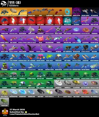 حساب فورت +181 سكن و سكن ايكونك + طور الزومبي القديم