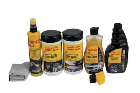 سافي واكس 6قطع مجموعة العناية بالسيارة