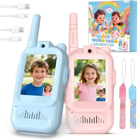 جهاز لاسلكي ثنائي الاتجاه للأطفال (عدد 2)