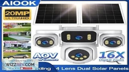 كاميرا مراقبة بالطاقة الشمسية