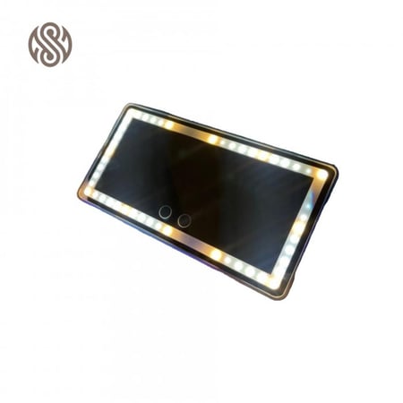 مرايا LED للسياره ابيض