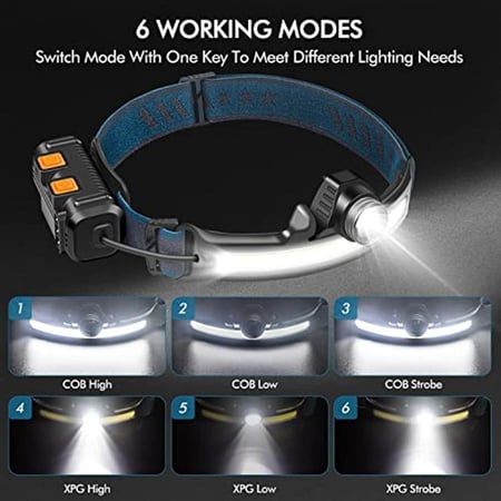 كشاف رأس ليد قوي Powerful head LED X torch