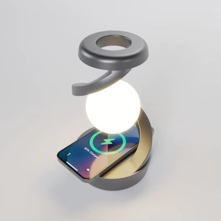 مصباح ليلي يشحن لاسلكي