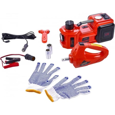 رافعة السيارة حمولة 5 طن مع مفتاح عجل ومنفاخ