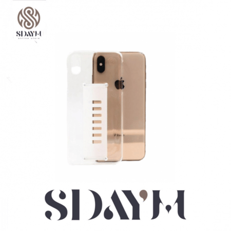 غطاء جريب 2 يو حماية واقٍ لهاتف آبل آيفون شفاف Xs