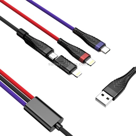 كابل شاحن جوروم SM-M377 4 IN 1