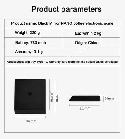 ميزان تايمور بلاك ميرور نانو | Timemore Black Mirror NANO