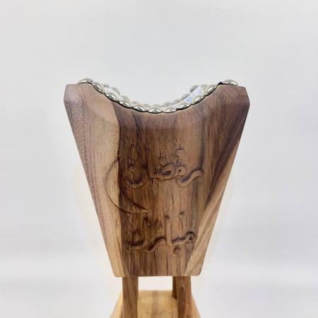 مبخرة خشبية - خشب التيك رمضان مبارك