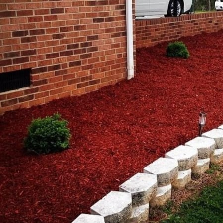 قطع خشب ديكور ملون