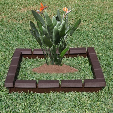 طوب ديكور بلاستيكي للحدائق