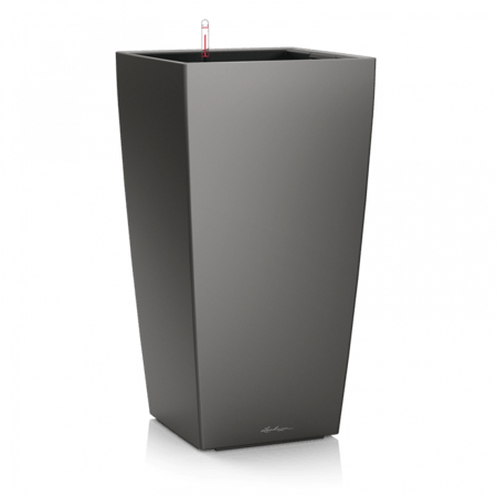 حوض نبات الماني ذاتي الري Lechuza Cubico Premuim