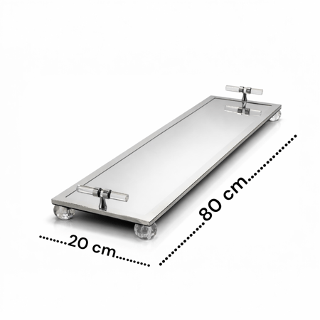 صينية تقديم مرايا طويلة