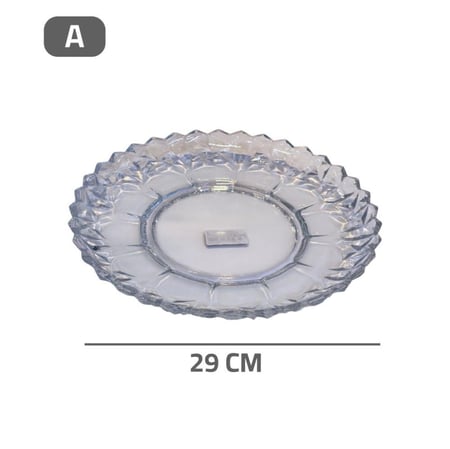 صحن زجاجى منقوش