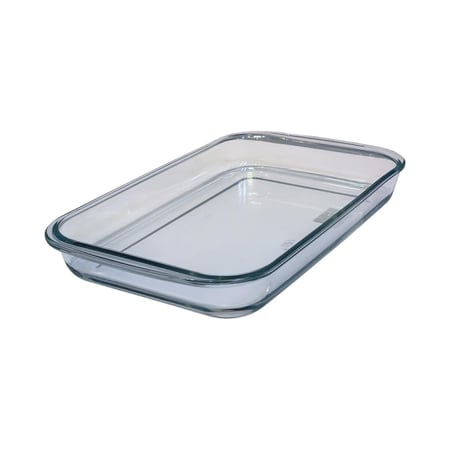 صينية فرن زجاج مستطيل