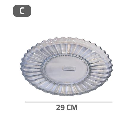 صحن زجاجى منقوش