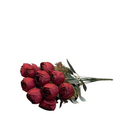 غصن ورد بيونيا مغلق صناعي