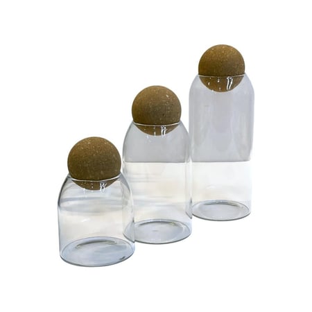 برطمان زجاج غطاء كرة