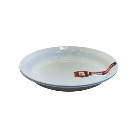 صحن ميلامين أبيض