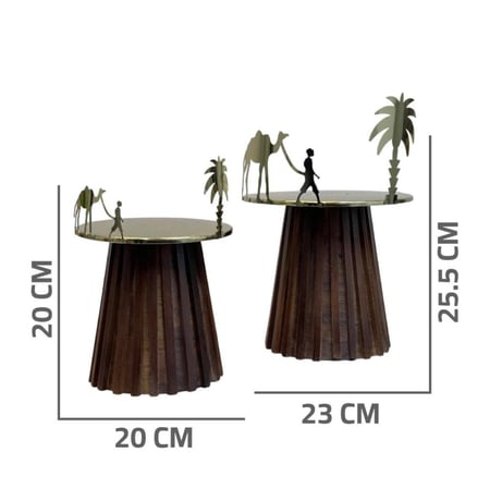 صحن حلا خشب