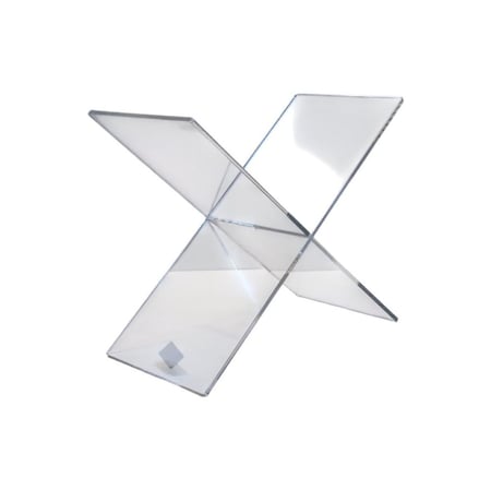 حامل كتب للقراءة شفاف اكريلك