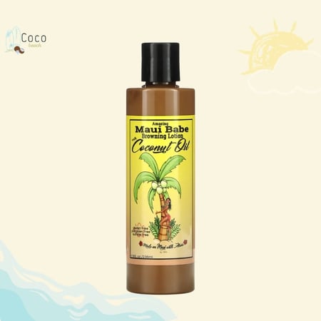 زيت تشميس زيت تان ماوي بيب ماوي بيبي جوز الهند maui babe tan oil