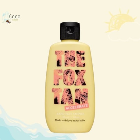 زيت تشميس الوجة لوشن تسمير الوجه face tan ذا فوكس تان