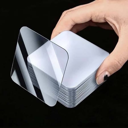 لصق وجهين شفاف مربع قوي  للأسطح المختلفة متعدد الاستخدامات مقاوم للماء