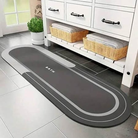 سجادة حمام طويلة توفر الأمان والراحة أثناء الاستحمام مقاومة للانزلاق