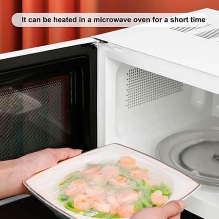 اغطية لحفظ لطعام 200 قطعة وتستخدم للميكرويف للتسخين السريع