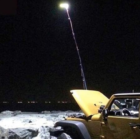 اضاءة السنارة للرحلات