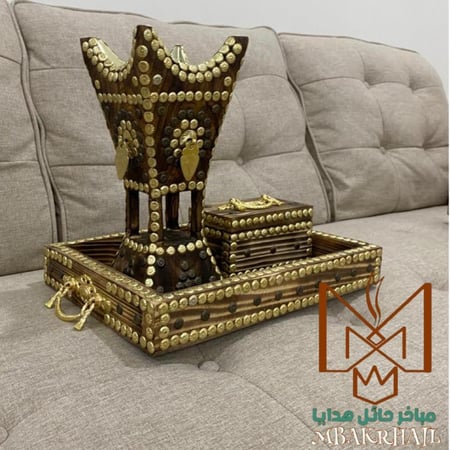 مبخرة خشبية | علبة للعود | صينية تقديم