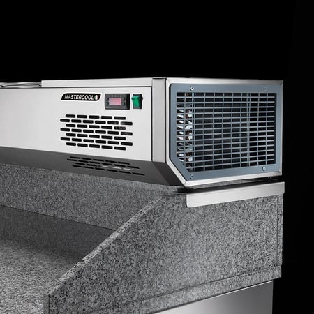 ثلاجة تحضير احترافية من Mastercool –  للمطاعم والمطابخ السريعة 215سم 1\3 VR3215VD