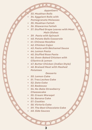 E book ( From my Kitchen to Yours)