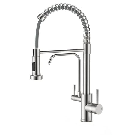 خلاط مطبخ عالي مع فلتر كروم مطفي