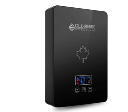 سخان فوري لون اسود مع شاشة  LED