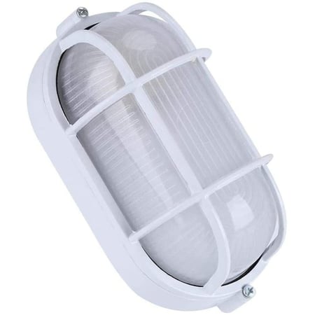 كشاف خارجي (عين بقرة ) زجاج لون ابيض مع لمبة 9 واط