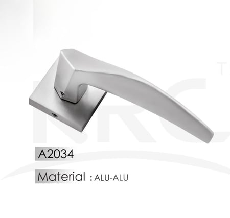 مسكة باب ديكور فضي موديل A2034